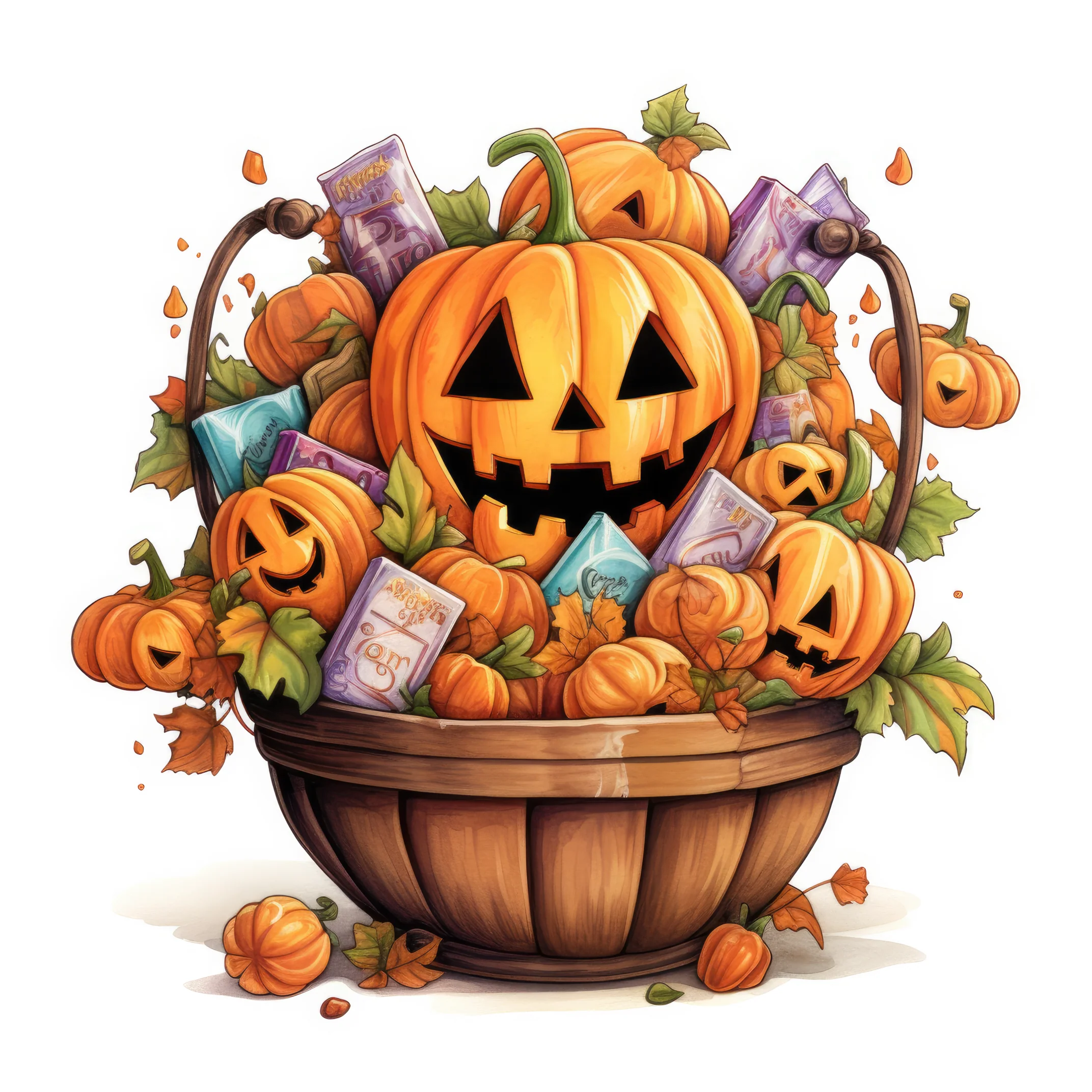 A jack-o-basket full of candy 1 (paitakuva)
