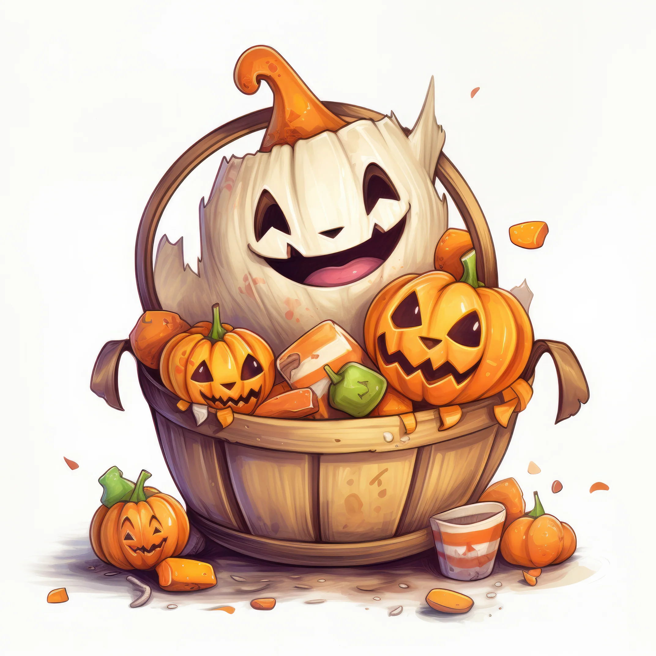 A jack-o-basket full of candy 3 (paitakuva)