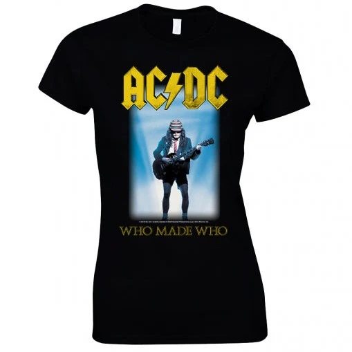 NAISTEN T-PAITA - WHO MADE WHO - AC/DC (LF8231)
