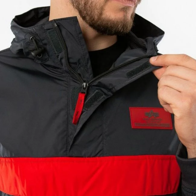 ALPHA - Defense Anorak - ANORAKKI MUSTA - Image 4