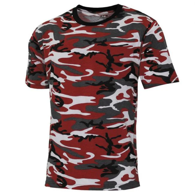 ARMY T-PAITA - red-camo (00131I)