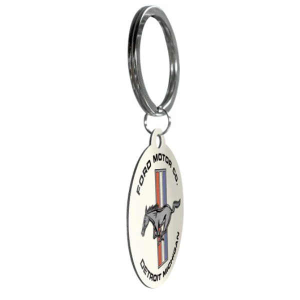 Avaimenperä Ford Mustang - Horse & Stripes Logo - Image 3