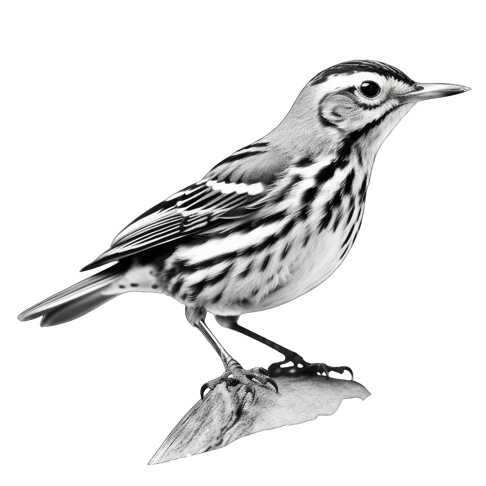 Black-and-white warbler bird 2- paitakuva