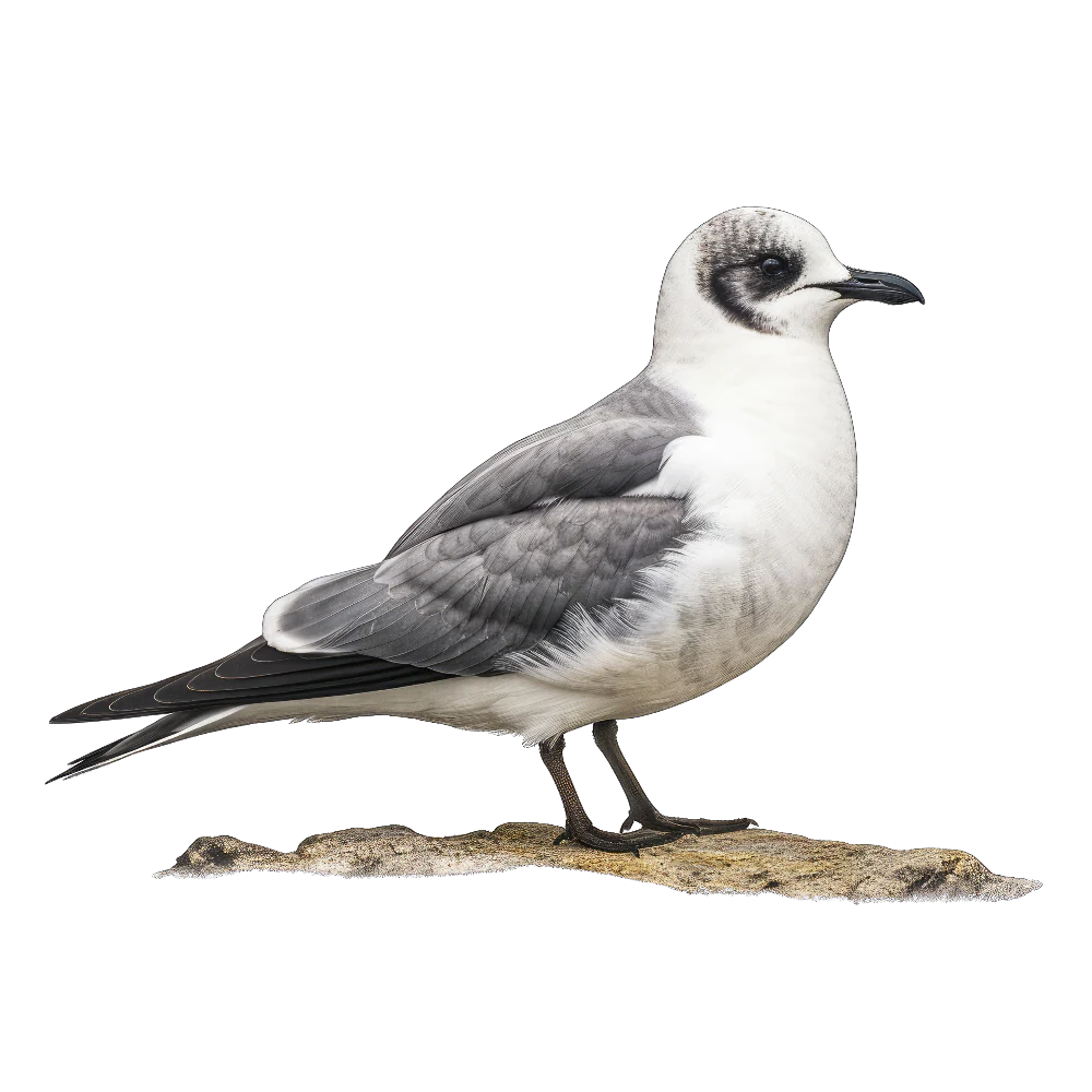 Black-legged kittiwake bird 1- paitakuva