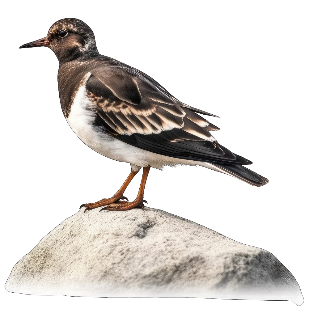 Black turnstone bird 1- paitakuva