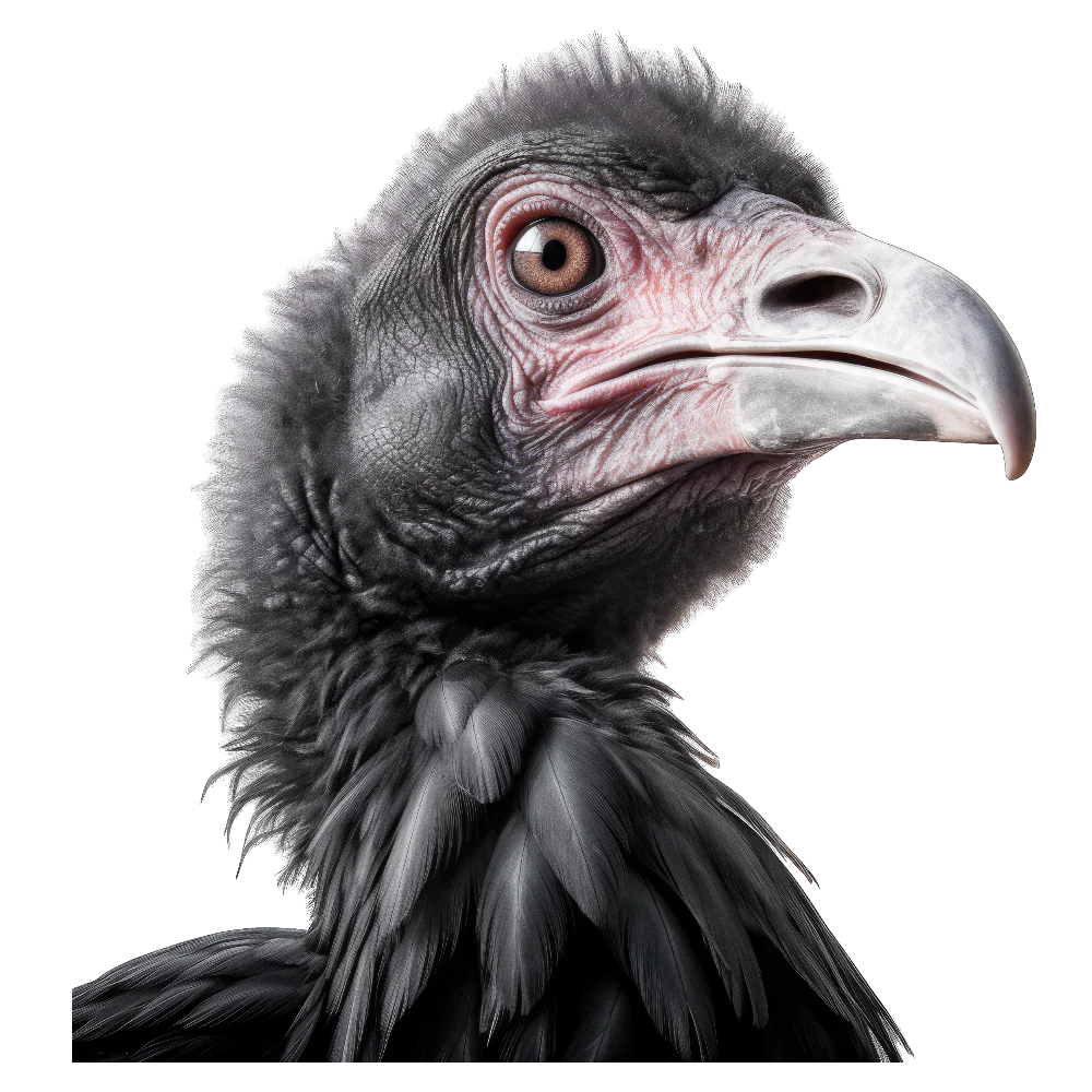 Black vulture bird 1- paitakuva
