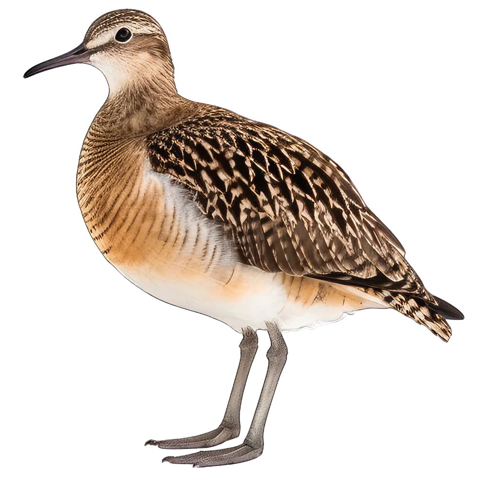Bristle-thighed curlew bird 1- paitakuva