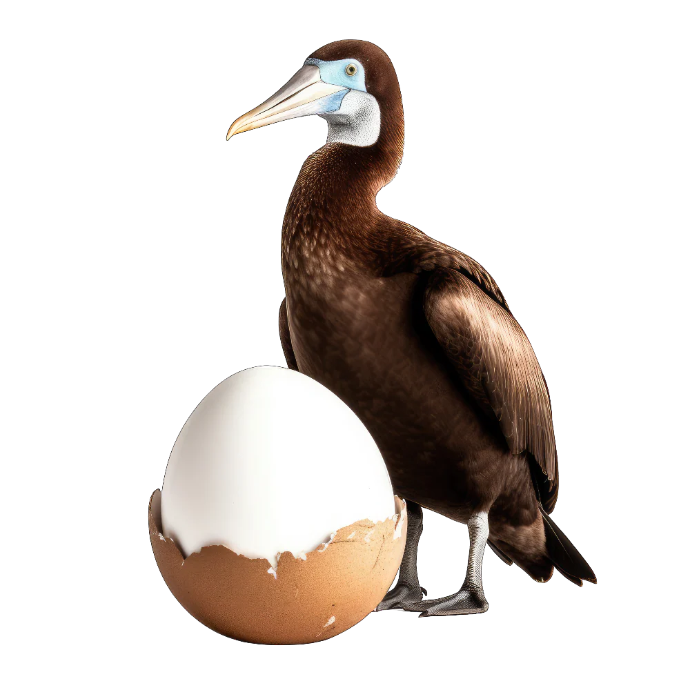 Brown booby bird 1- paitakuva