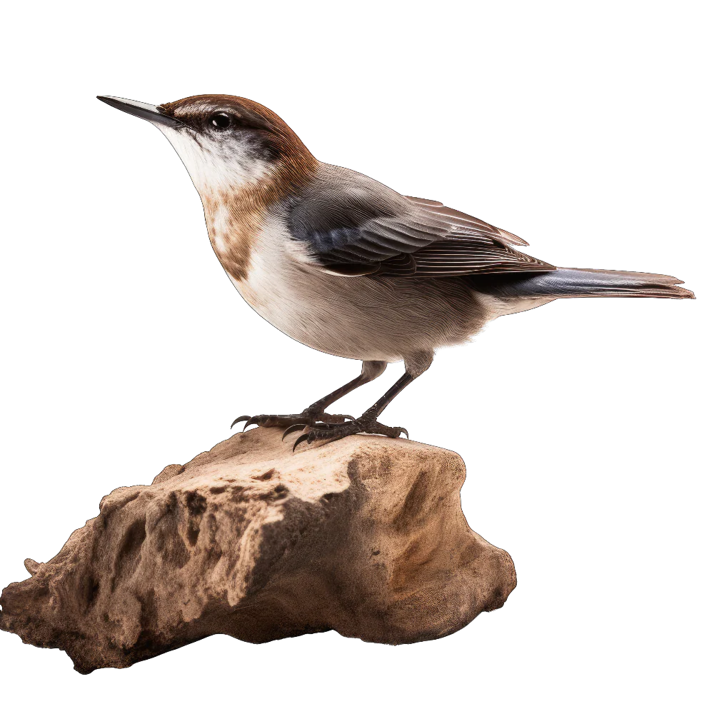 Brown-headed nuthatch bird 1- paitakuva