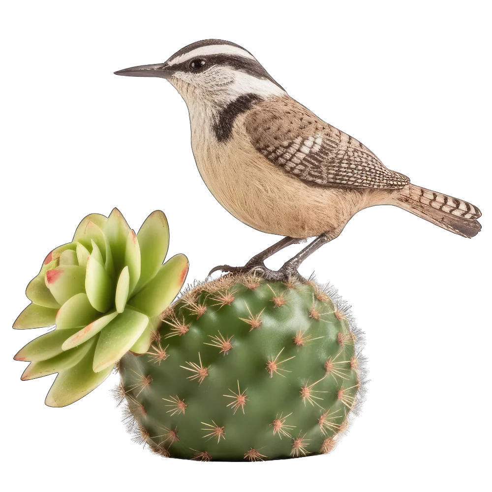 Cactus wren bird 2- paitakuva