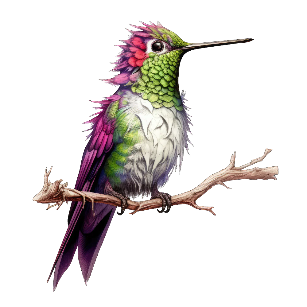Calliope hummingbird bird 1- paitakuva