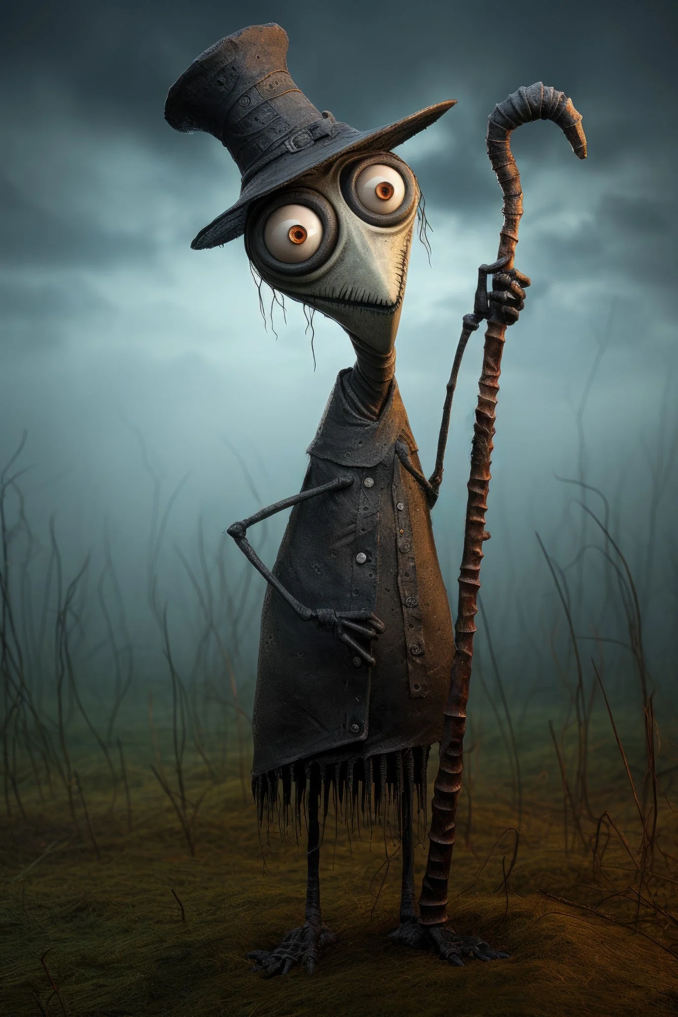 Character with alphorn 2 (paitakuva)