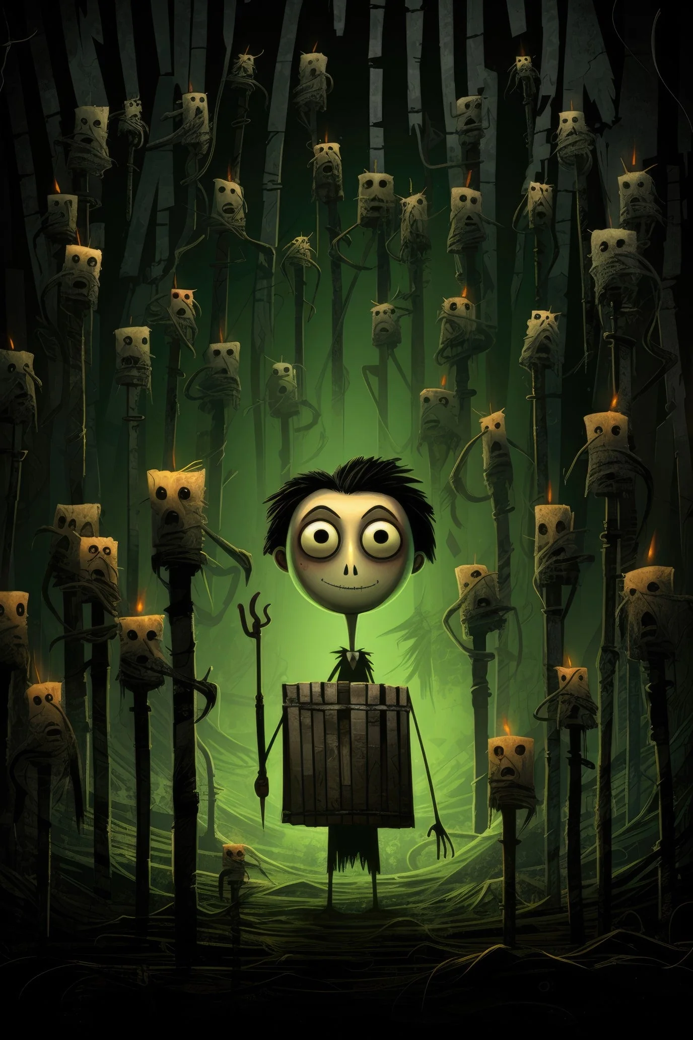 Character with angklung (paitakuva)