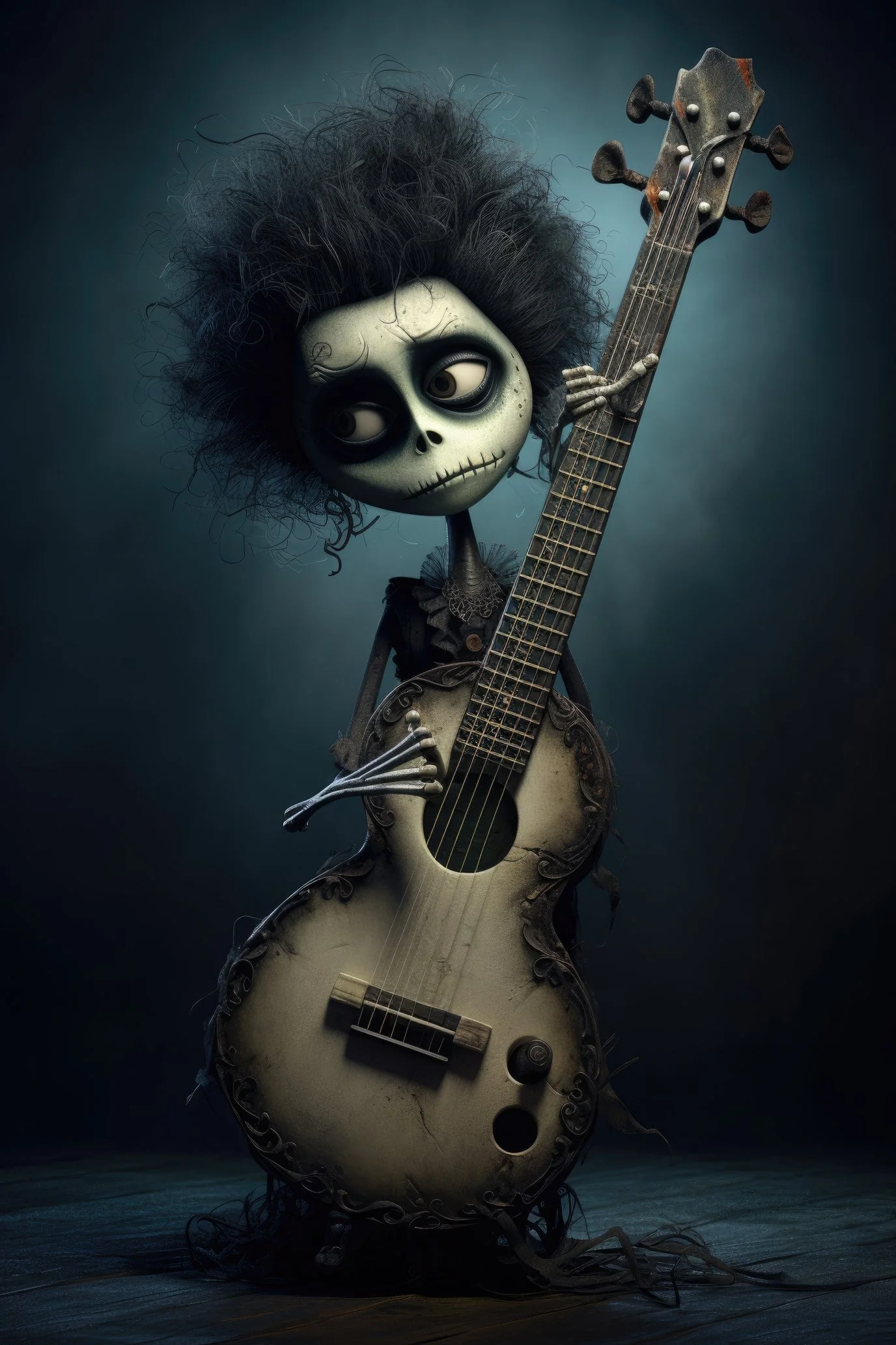 Character with balalaika 3 (paitakuva)