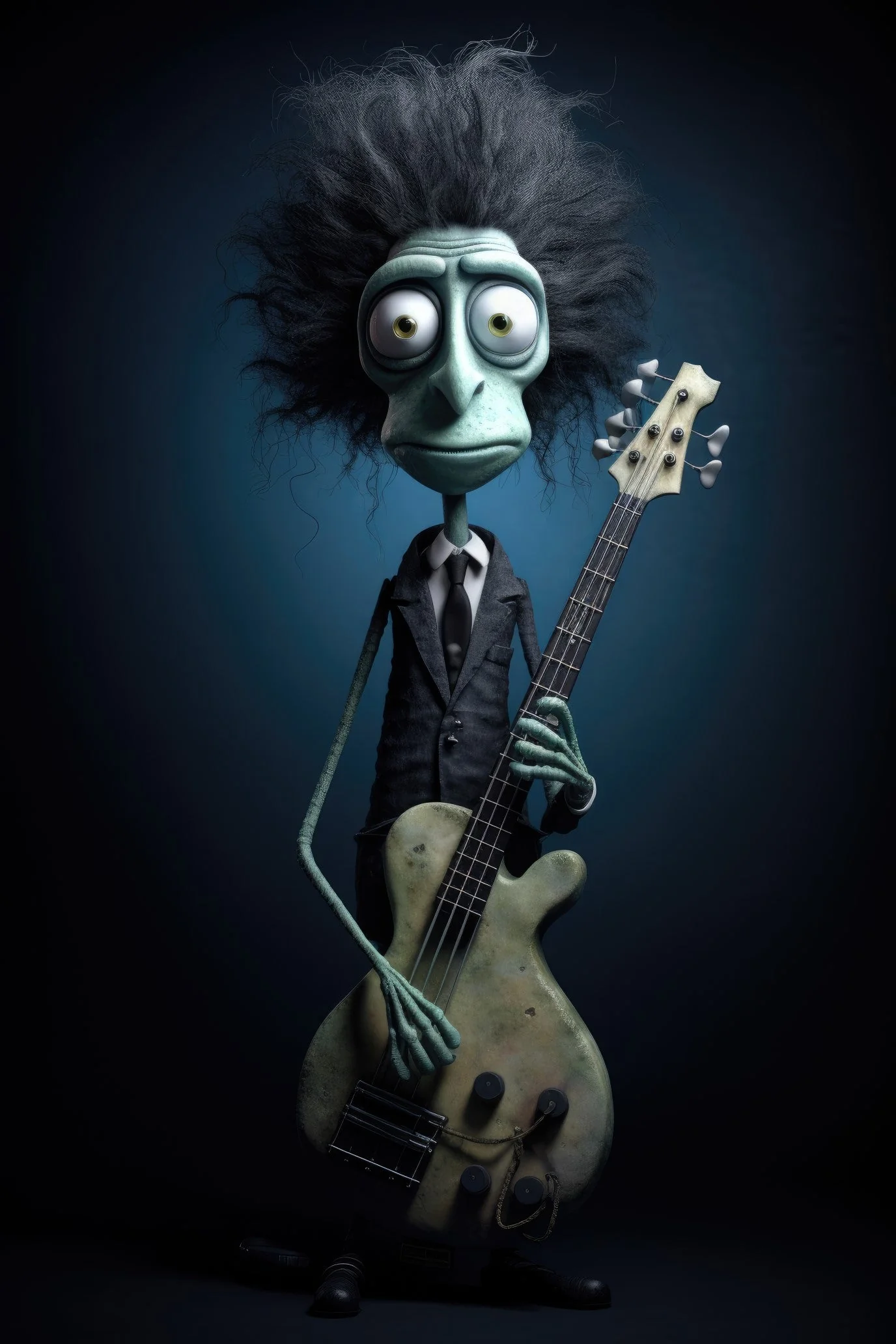 Character with bass synthesizer 2 (paitakuva)
