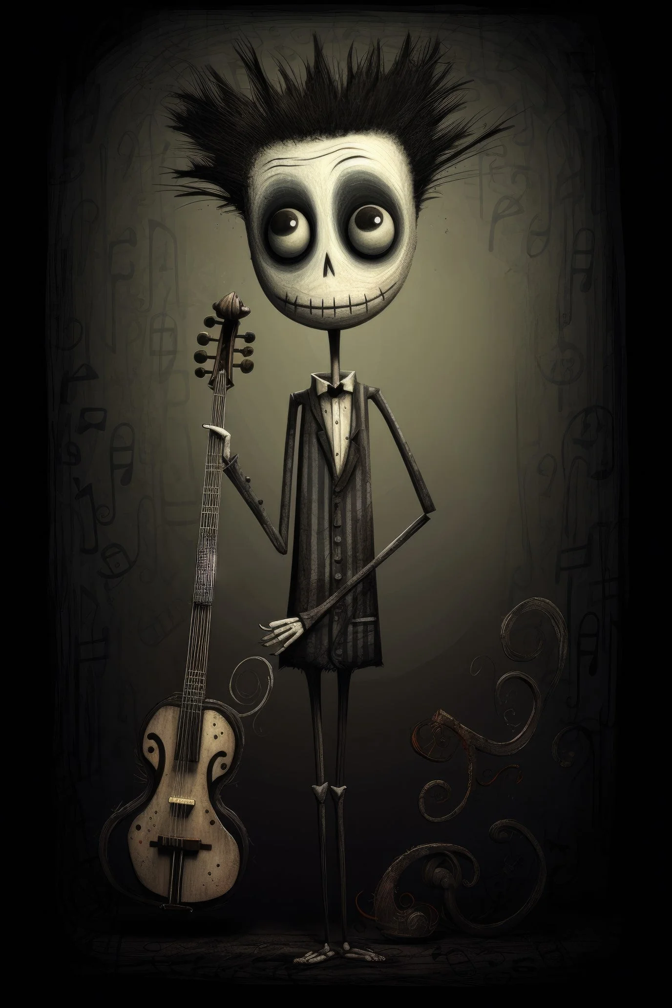 Character with contrabassoon 3 (paitakuva)