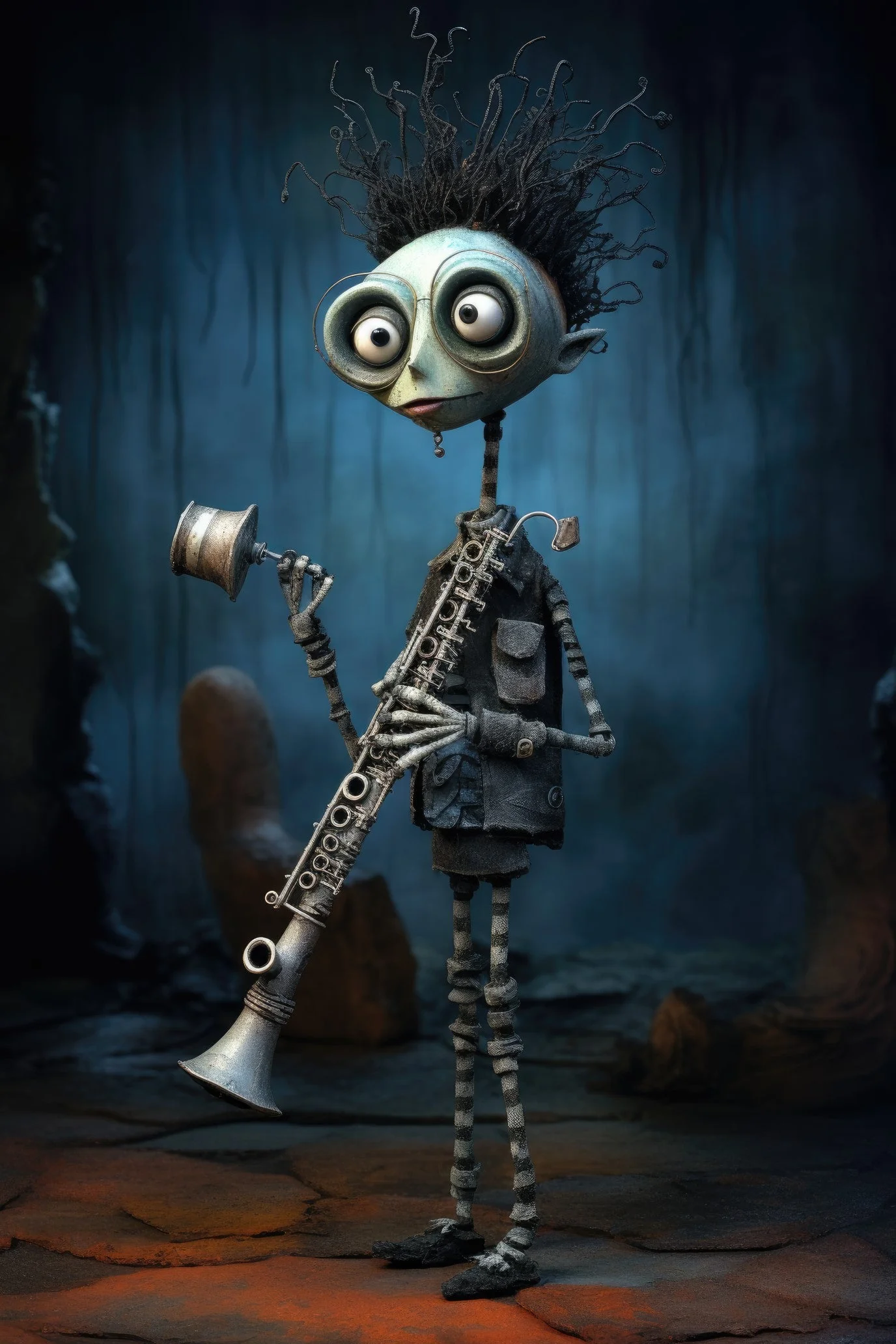 Character with electronic wind 3 (paitakuva)