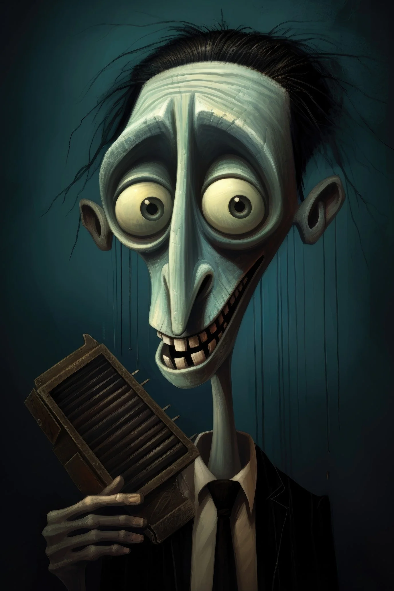 Character with jews harp 3 (paitakuva)