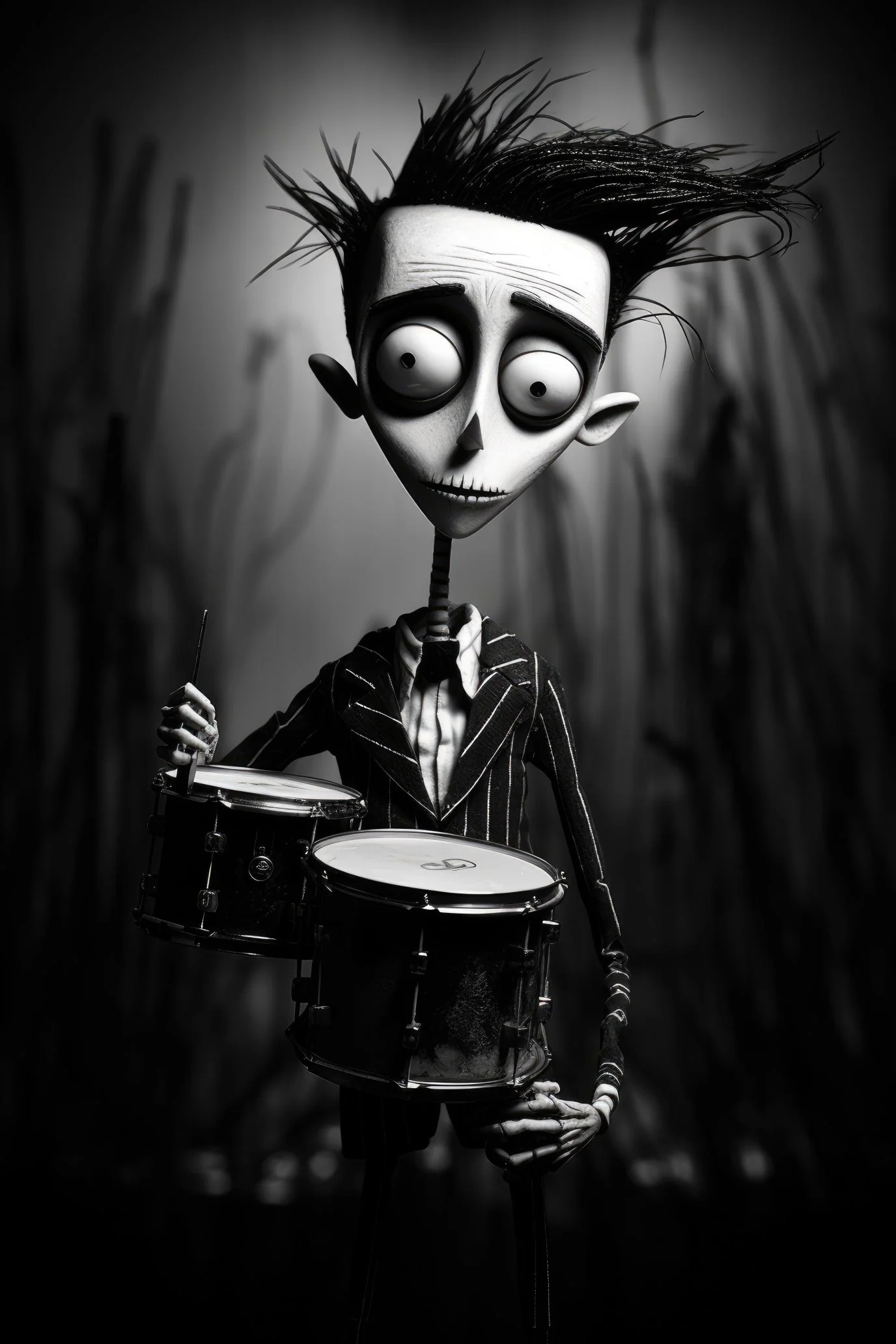 Character with percussion 2 (paitakuva)