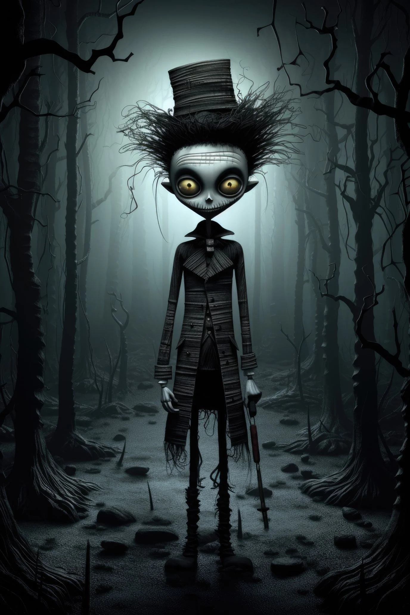 Character with suling (paitakuva)