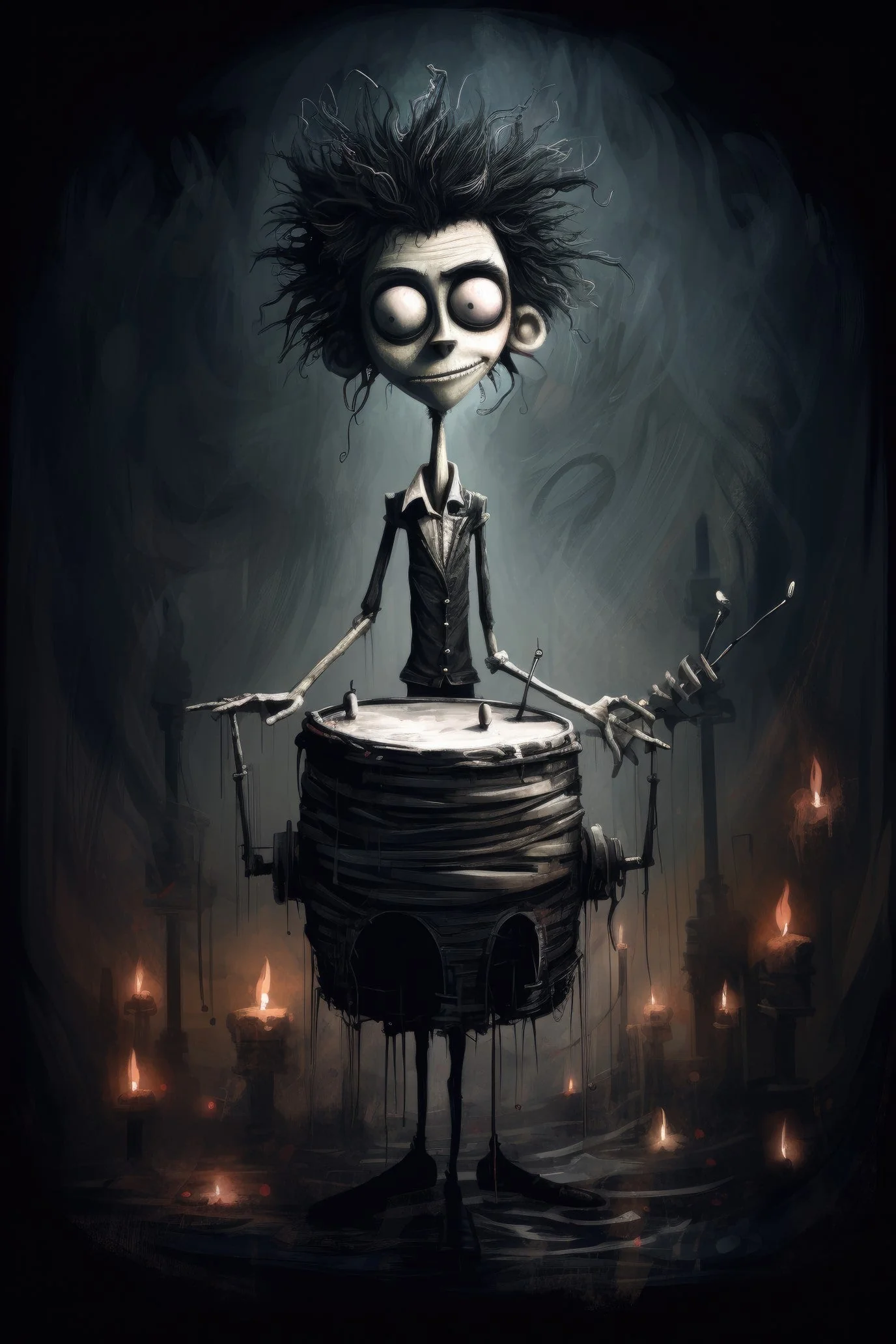 Character with timpani 2 (paitakuva)