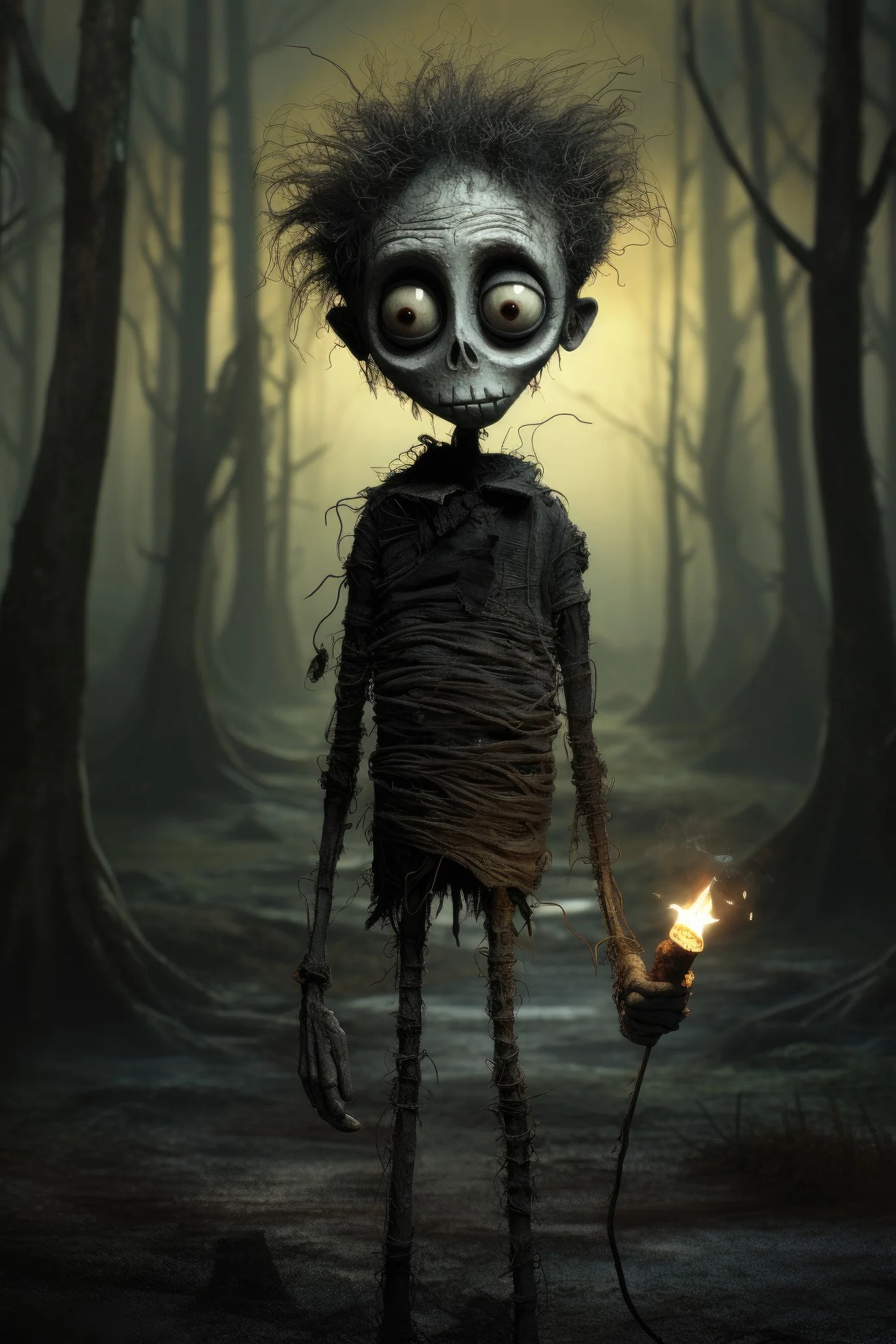 Character with timple 2 (paitakuva)