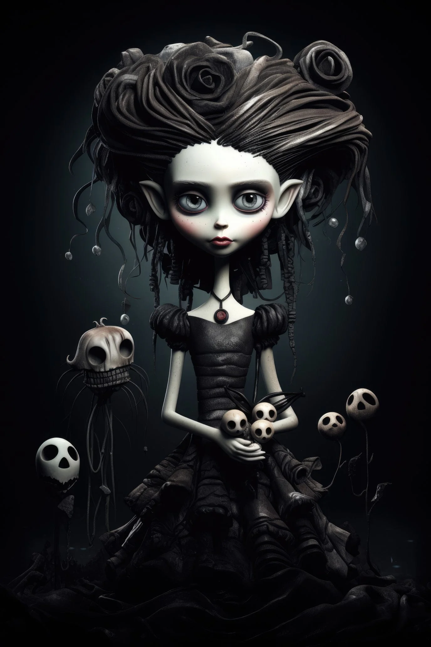 Character with tonette 3 (paitakuva)