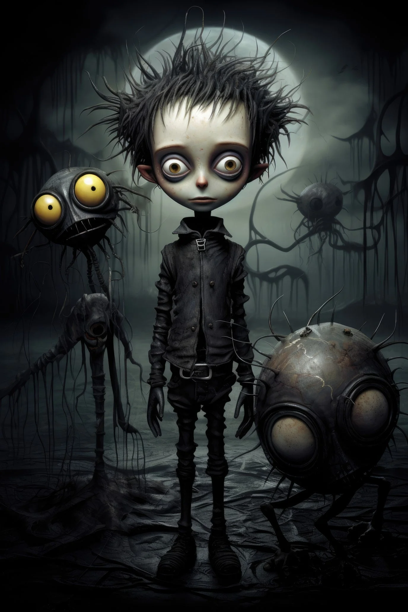 Character with tromboon 1 (paitakuva)