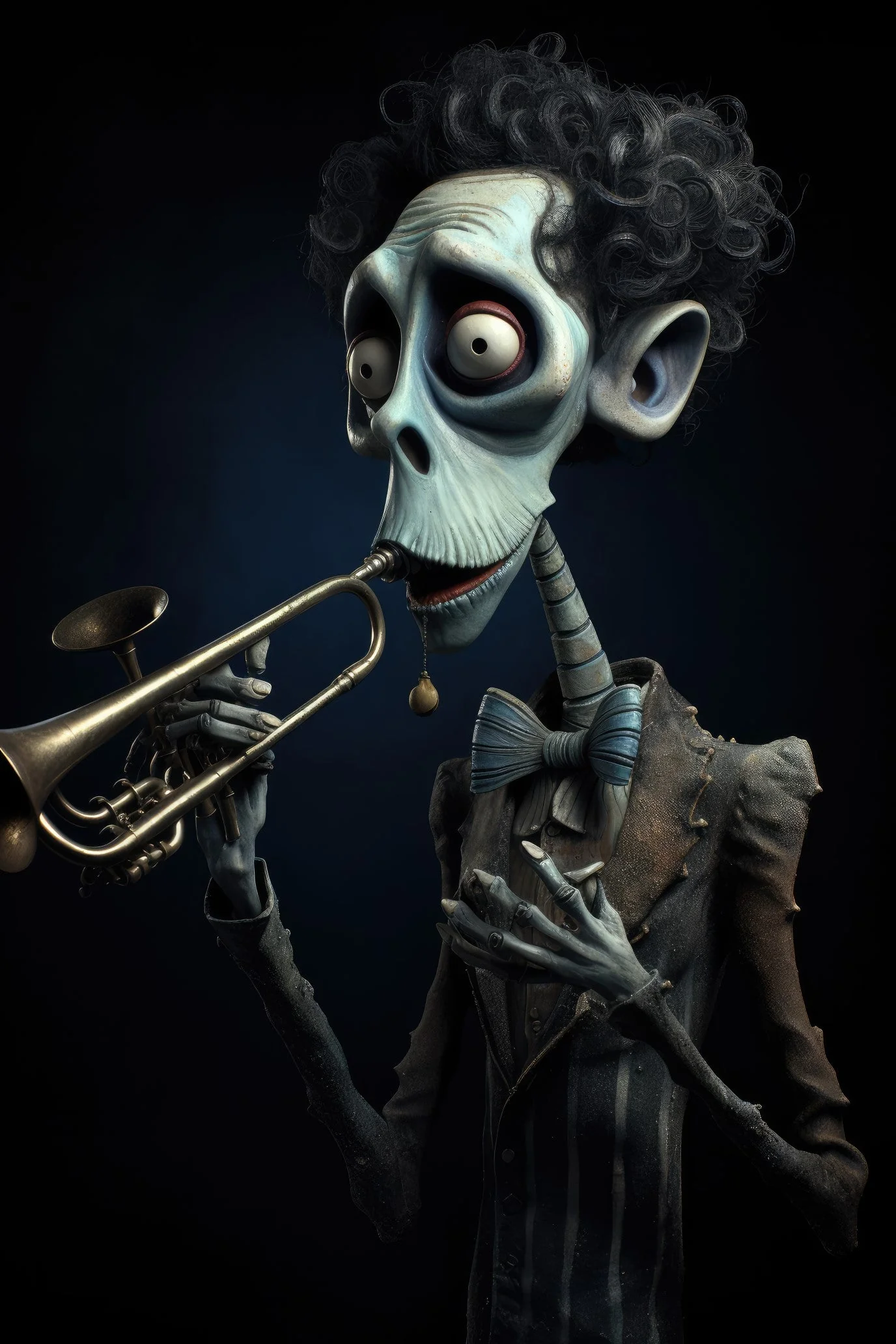 Character with trumpet 2 (paitakuva)