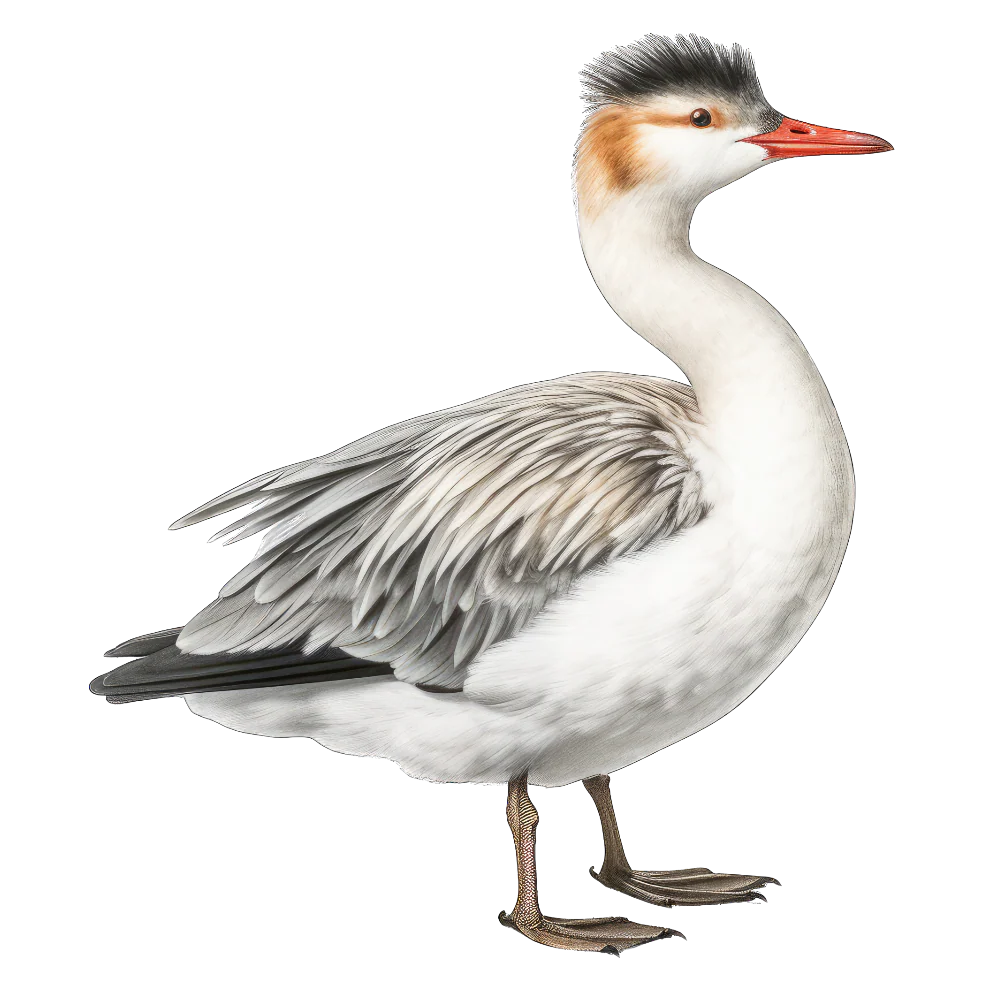 Clarks grebe bird 1- paitakuva