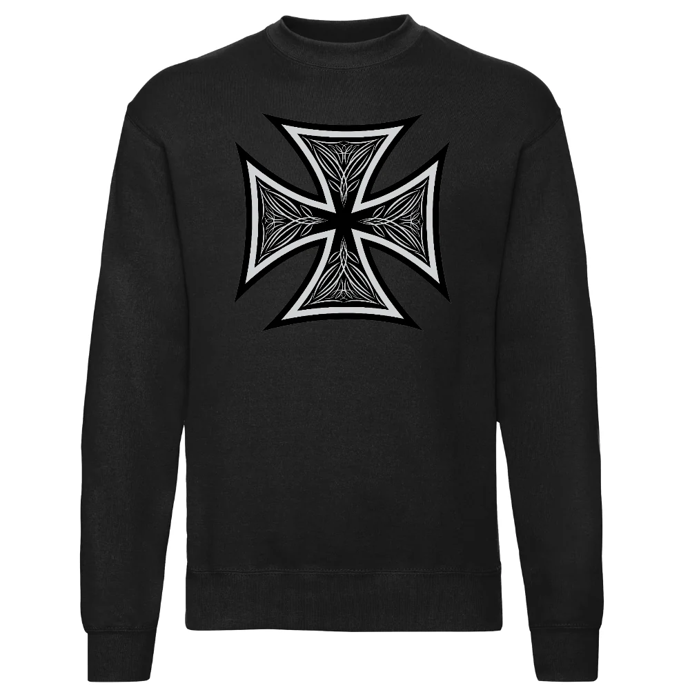 classic COLLEGE MUSTA - Maltese Cross with pattern (3066)