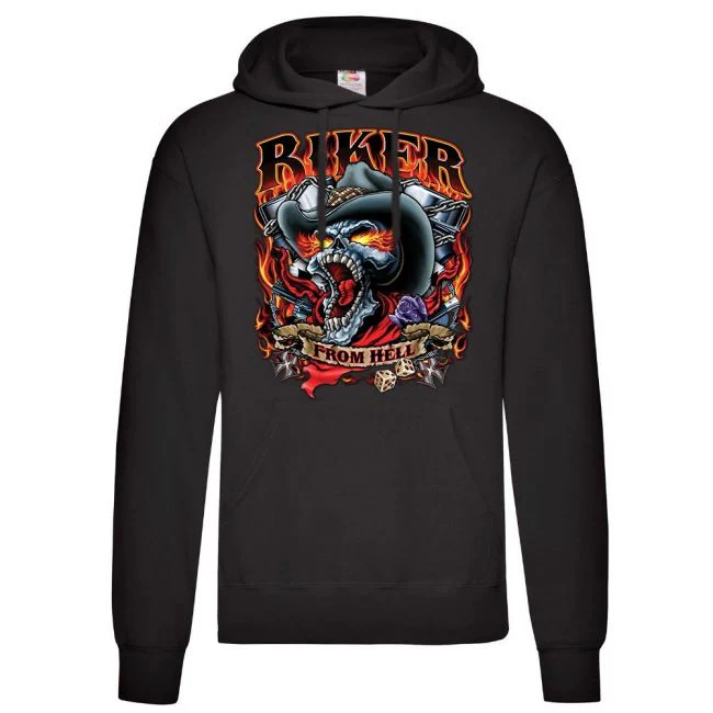 CLASSIC HUPPARI MUSTA - BIKER FROM HELL