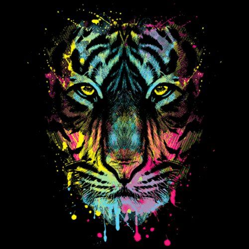 CLASSIC HUPPARI MUSTA - DRIPPING TIGER (858) - Image 2