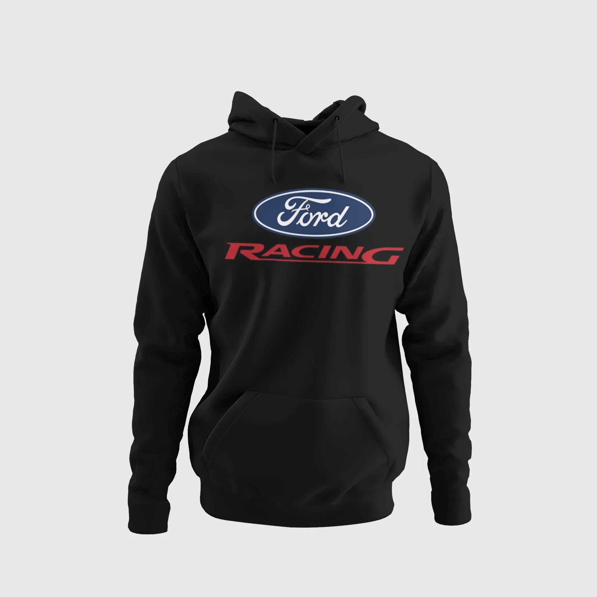CLASSIC HUPPARI MUSTA - Ford Racing Logo (763)