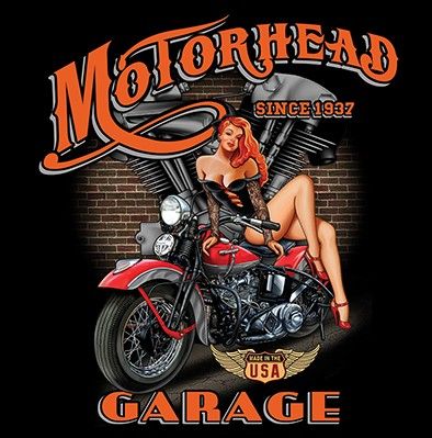 CLASSIC HUPPARI musta - MOTORHEAD GARAGE (1005) - Image 2