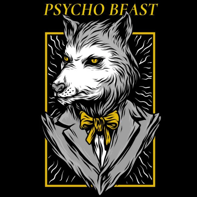 CLASSIC HUPPARI musta - PSYCHO BEAST - Image 2