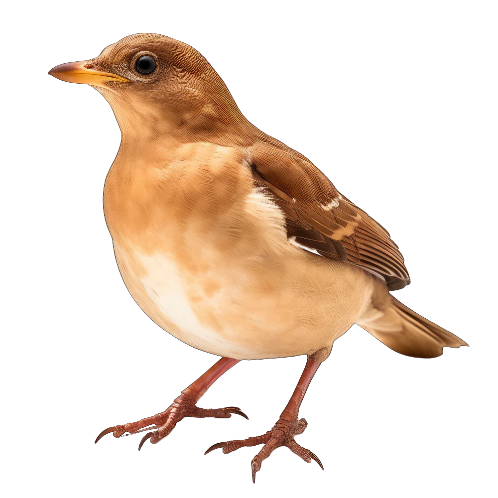 Clay-colored thrush bird 1- paitakuva