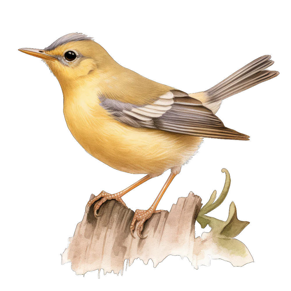 Colima warbler bird 1- paitakuva
