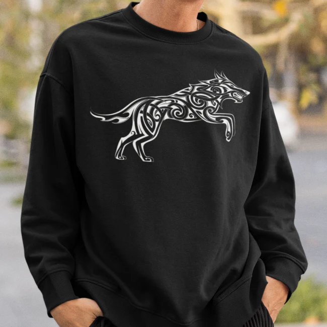 COLLEGE - tribal wolf