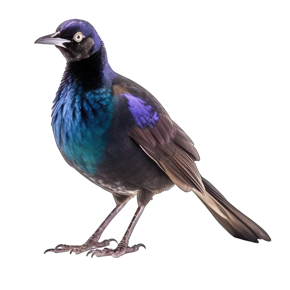 Common grackle bird 1- paitakuva