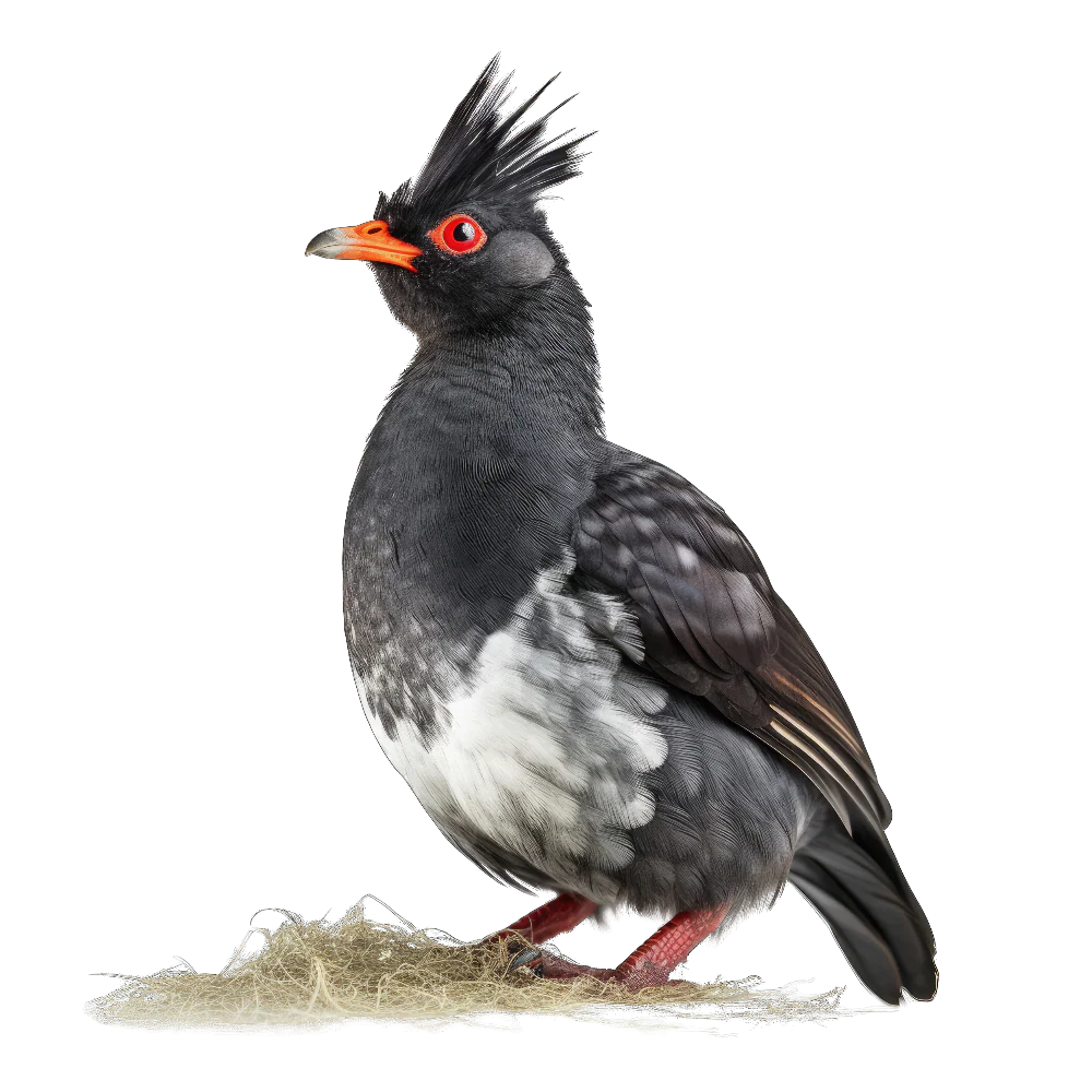 Crested auklet bird 1- paitakuva