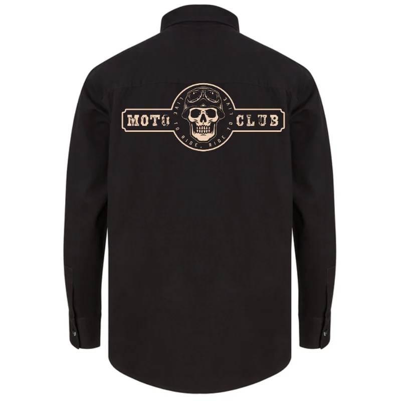 DRILL PAITATAKKI - MOTO CLUB SKULL LOGO (2505) - Image 2