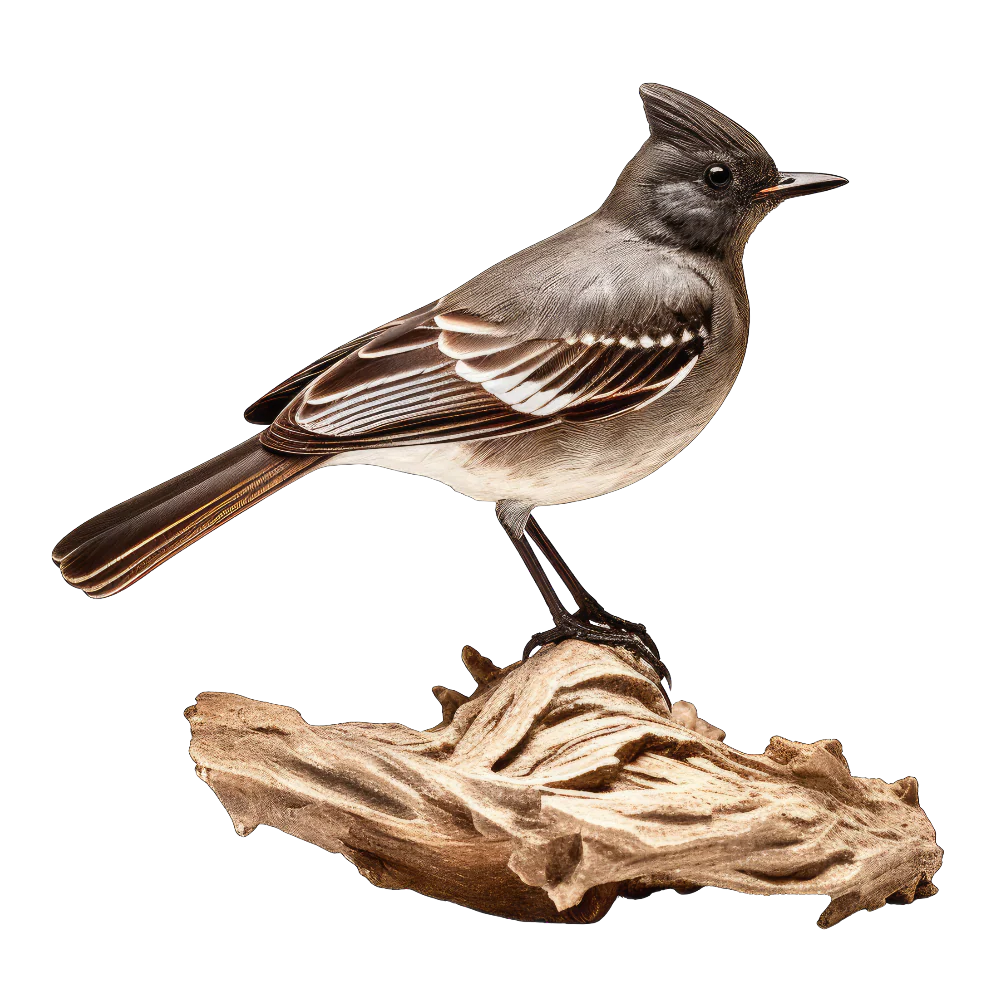 Dusky flycatcher bird 1- paitakuva