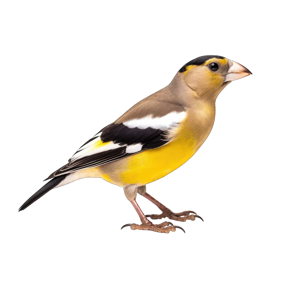 Evening grosbeak bird 1- paitakuva