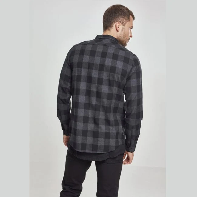 KAULUSPAITA - Checked Flanell Shirt CHA - URBAN CLASSICS - Image 2