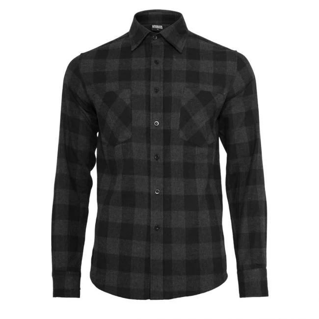 KAULUSPAITA - Checked Flanell Shirt CHA - URBAN CLASSICS - Image 6