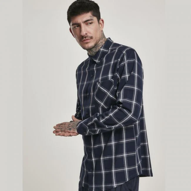 KAULUSPAITA  - Basic Check Shirt - URBAN CLASSICS - Image 2