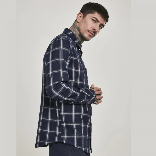 KAULUSPAITA  - Basic Check Shirt - URBAN CLASSICS - Image 4
