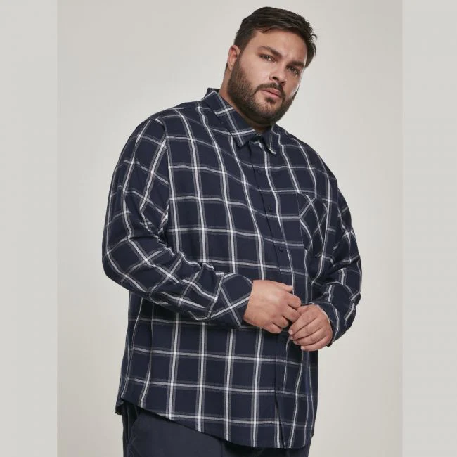 KAULUSPAITA  - Basic Check Shirt - URBAN CLASSICS - Image 6