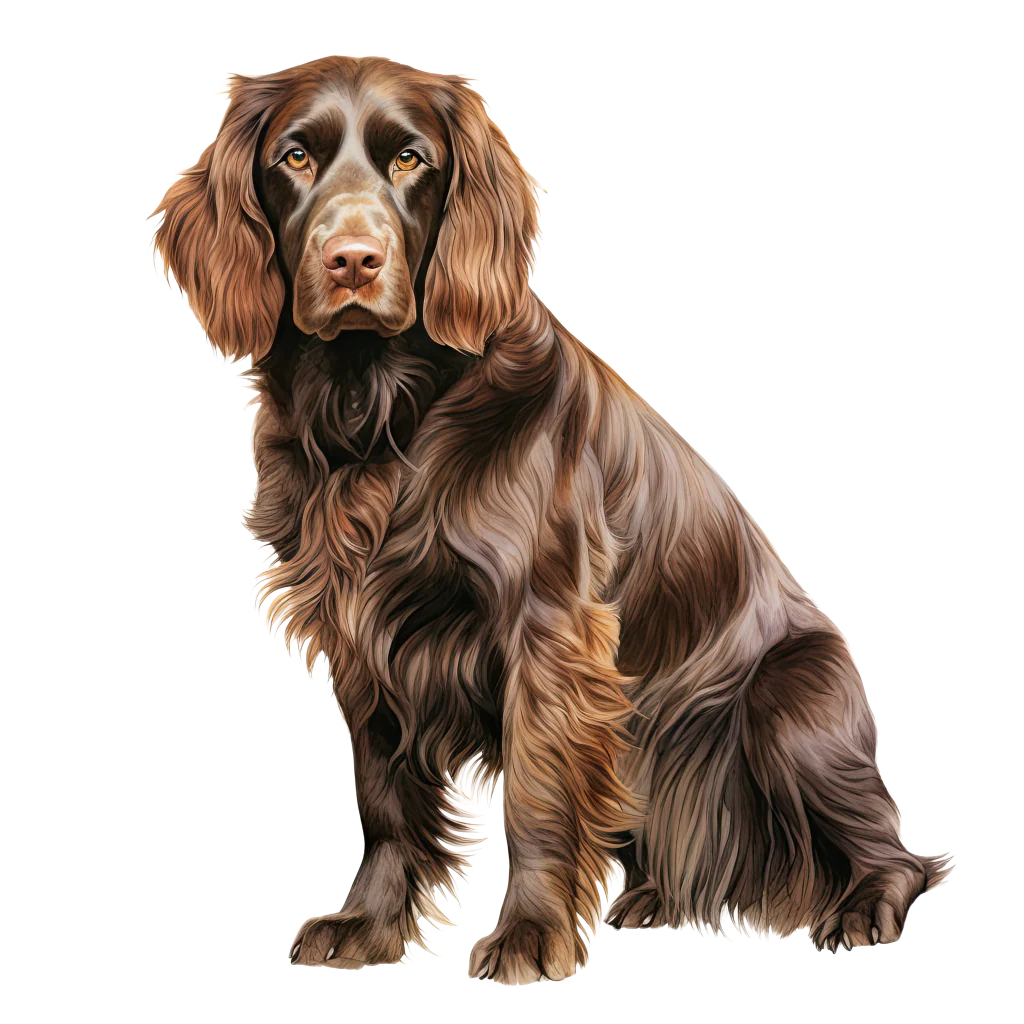 German Longhaired Pointer / Pitkäkarvainen saksanseisoja DogBreeds 002